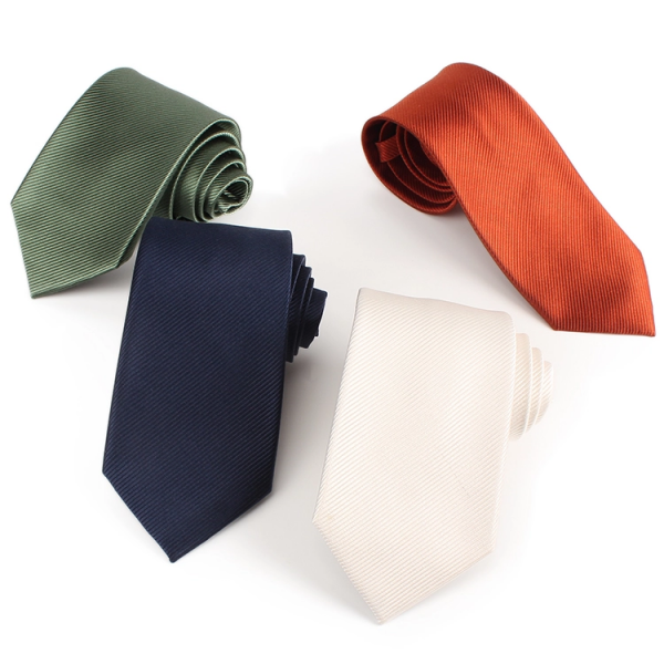 Dacheng Manufacturer OEM ODM Luxury Solid Corbata Mens Silk Twill Tie 