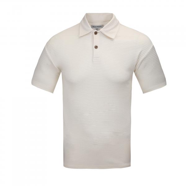 Dacheng Kayo Wholesale Solid White Men's Polo T-Shirt JZ1A8778